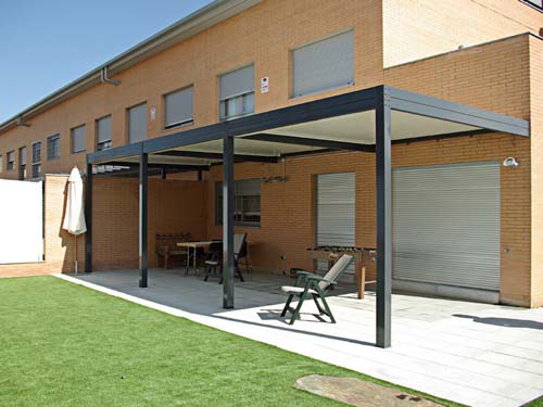 Pergola de Madera : pergolas de lamas orientables